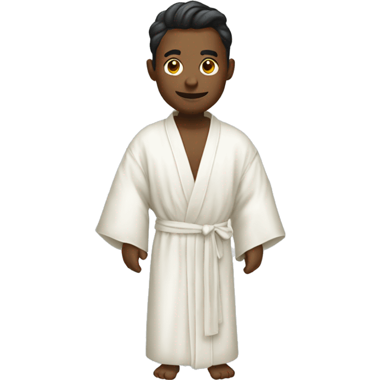 Silk white robe emoji