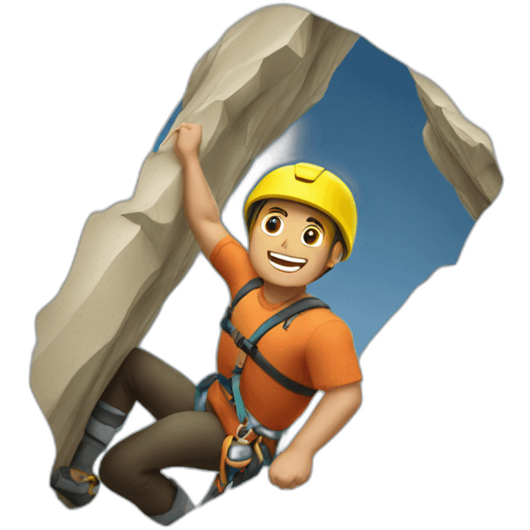 Climber emoji