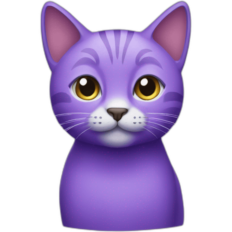 purple cat emoji emoji