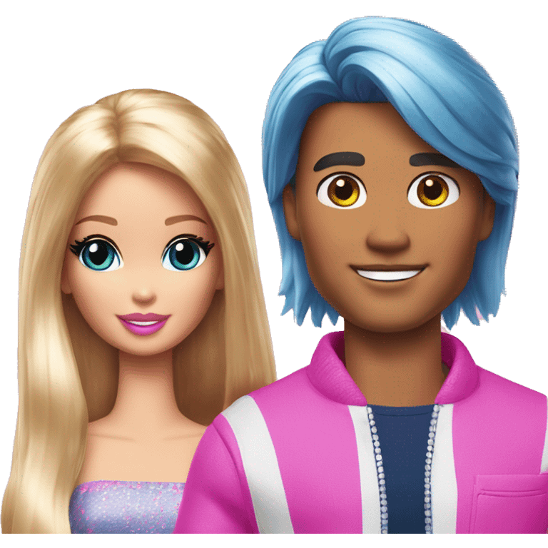 barbie y ken emoji