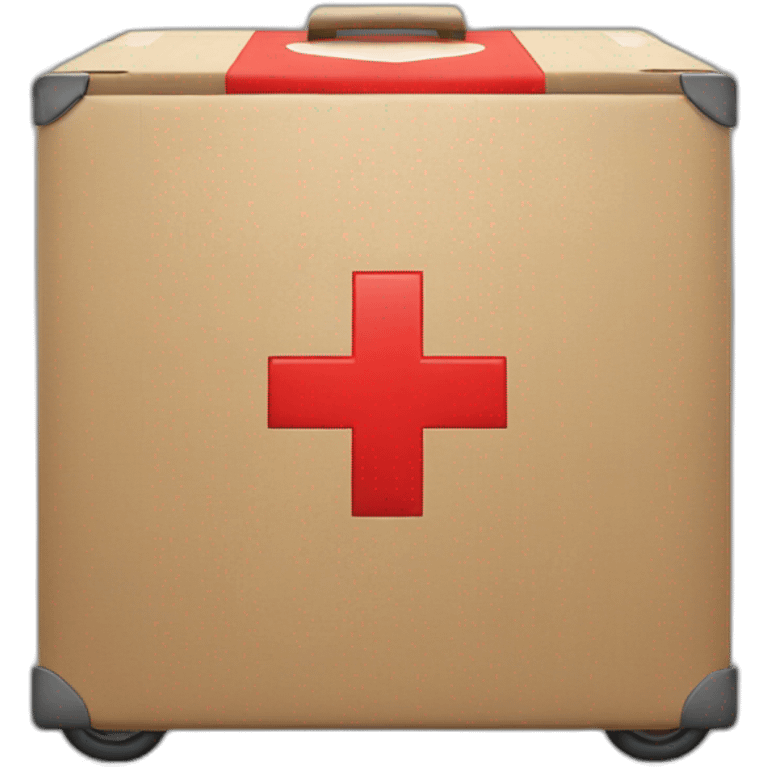 Red cross logistics logo emoji