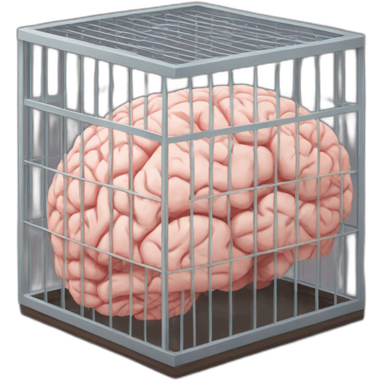 brain in a cage emoji