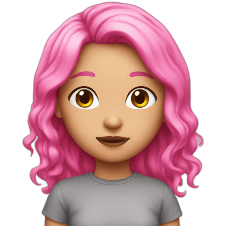 pink girl emoji