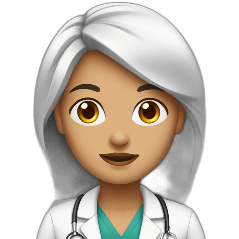 mulher-ruiva-médica emoji