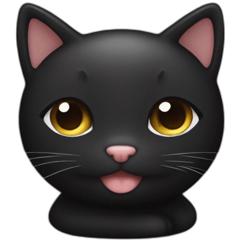 black mochi mochi cat emoji