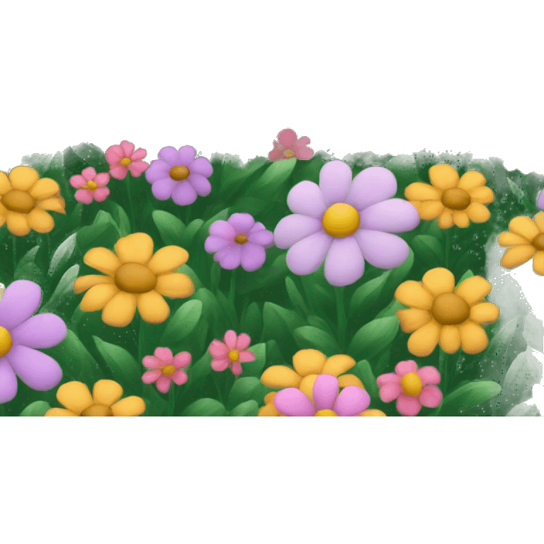 flowers in garden emoji