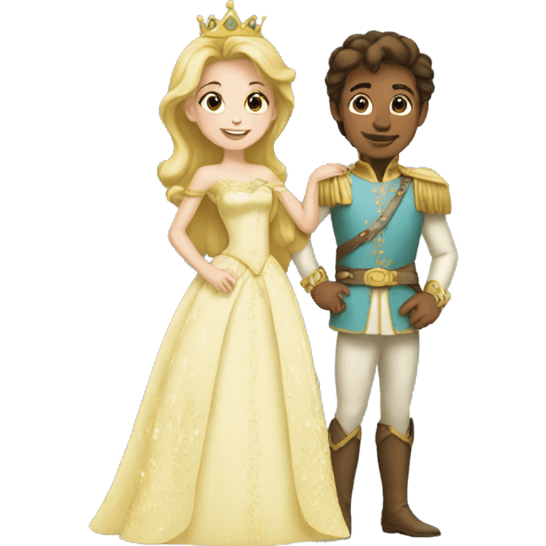  Princess and prince emoji