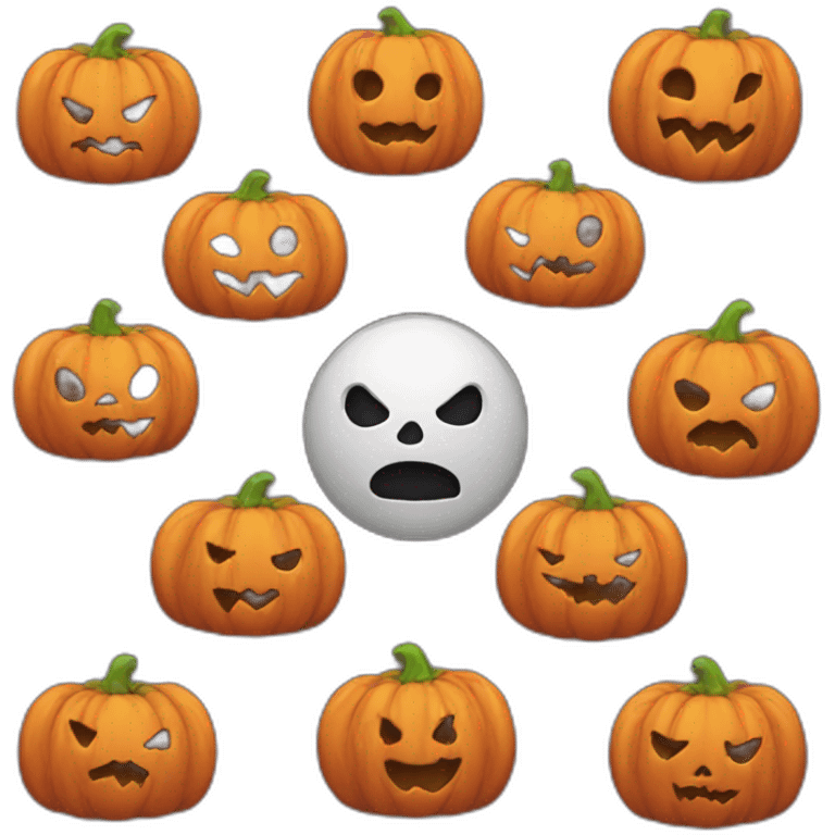 emoji with halloween emoji