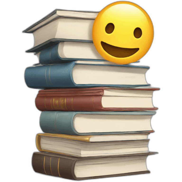 Manga book stack emoji