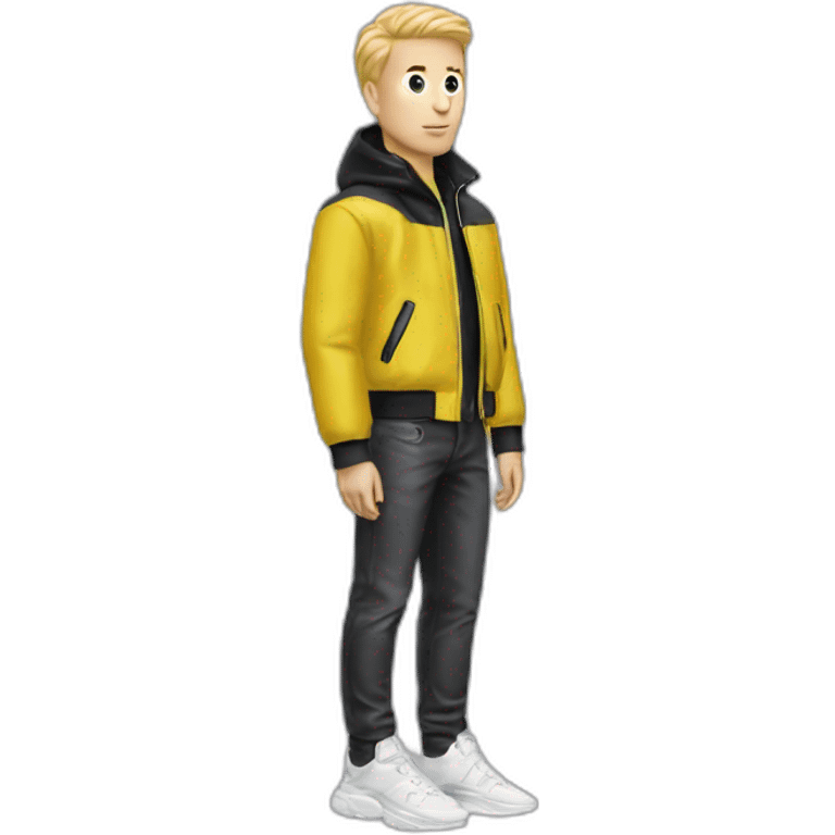 man in Balenciaga emoji