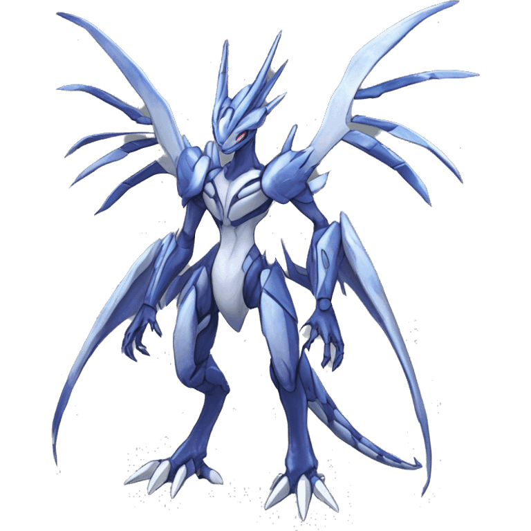  Cool Edgy Shiny Godly Ethereal Digimon-Genesect-Dialga-Reptile full body emoji