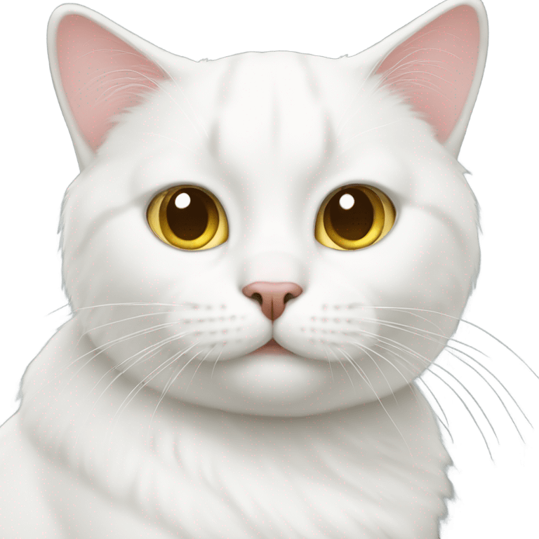 white cat emoji