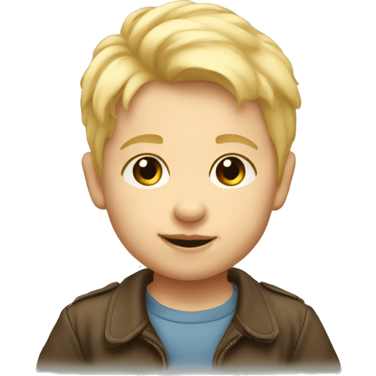 Blonde baby boy emoji