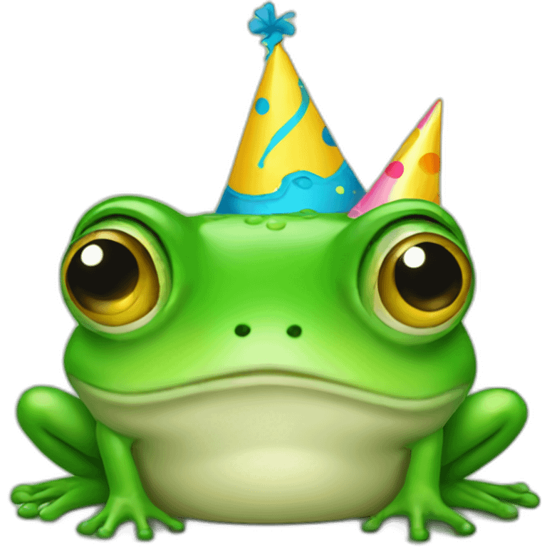 party frog emoji