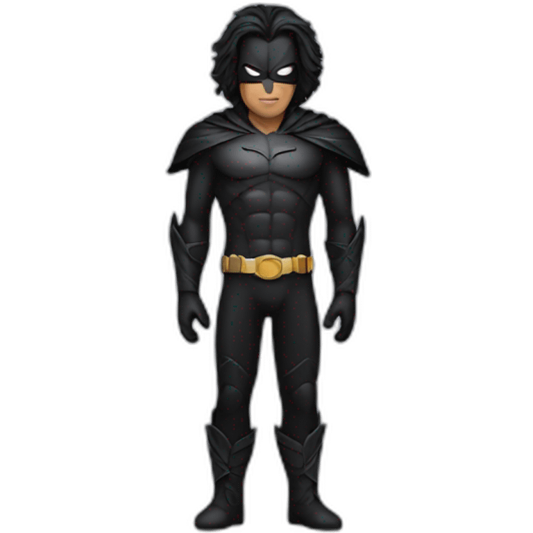 Superhero called crow man emoji