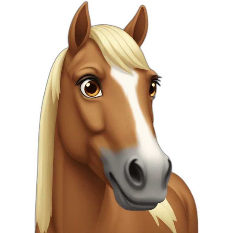 front-facing-horse emoji