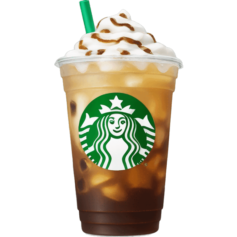 Starbucks iced drink emoji