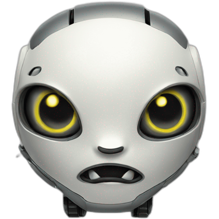 A catoon robot emoji