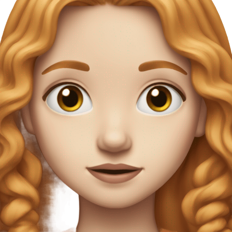 Small ginger haired girl that looks like Sabrina carpenter emoji