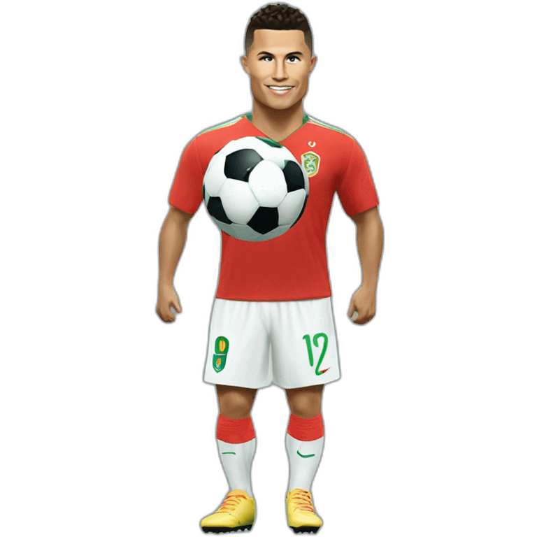 Ronaldo won a world cup emoji