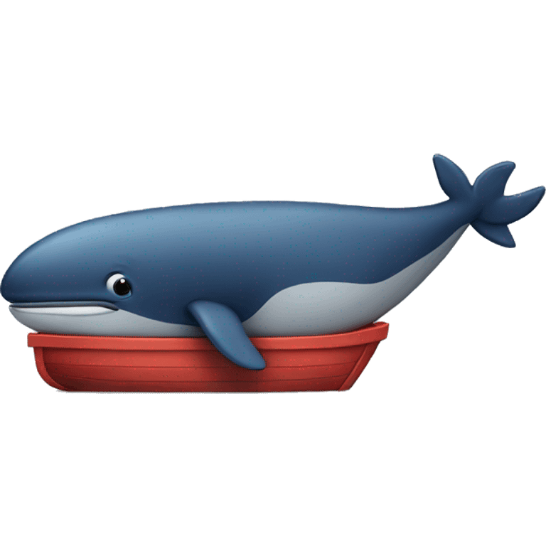 a docker whale that is thinking emoji