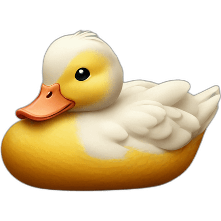 wrinkled duck emoji