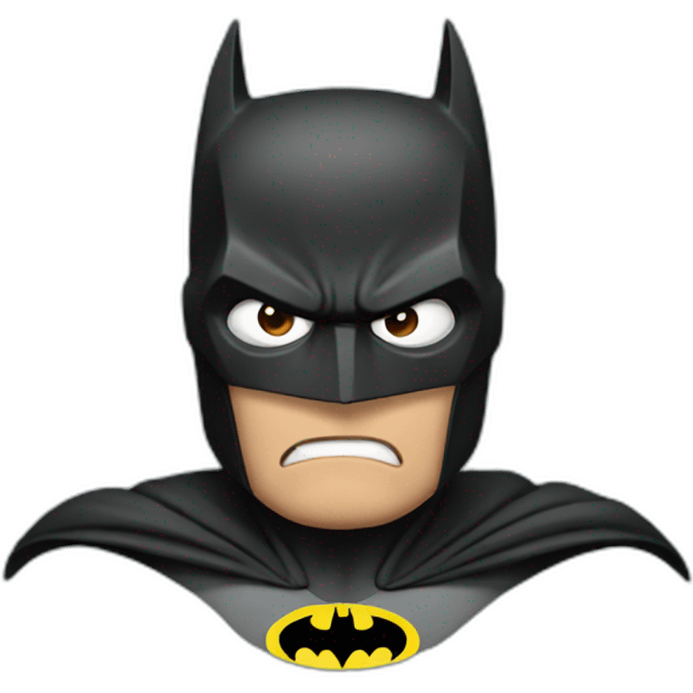 batman looking confused emoji