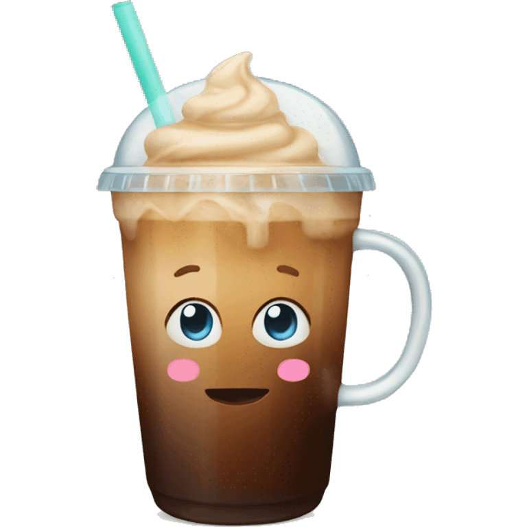 Iced coffee emoji