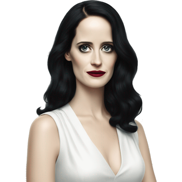 Eva Green in black emoji