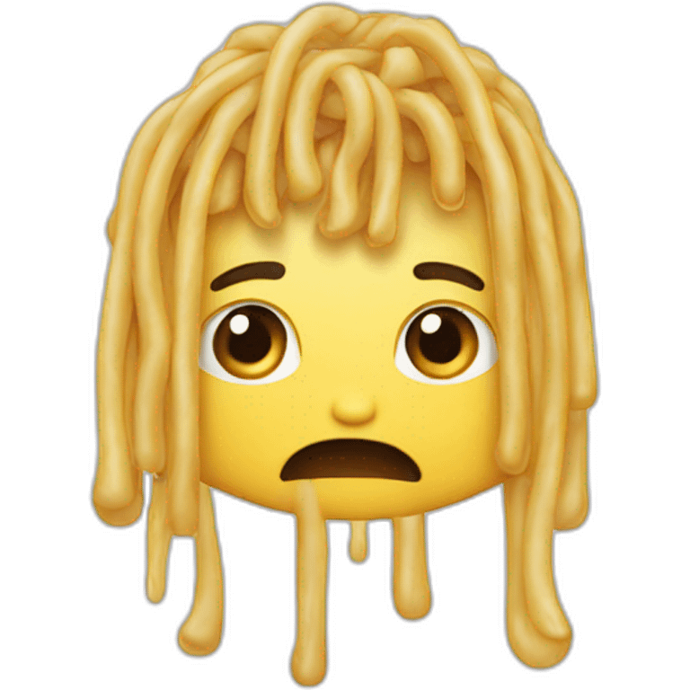 Cry noodles emoji