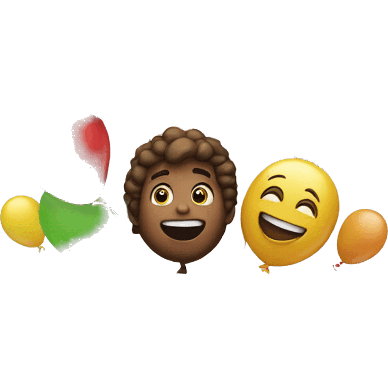 Happy birthday balloons emoji