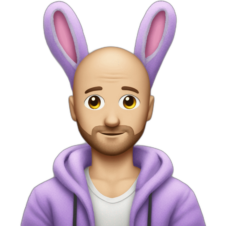 Jesse Pinkman wearing a purple Bunny furry suits emoji