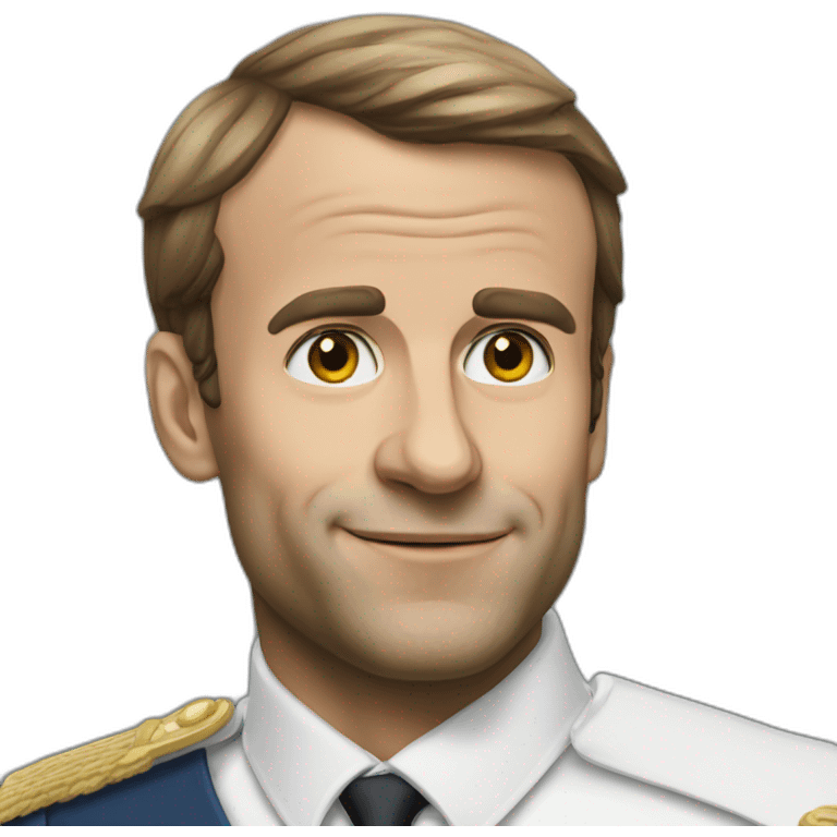 Macron  bafer emoji