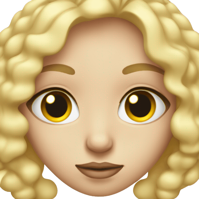 Blonde girl with long eyelashes closed eyes with eye pads under her eyes laying down emoji