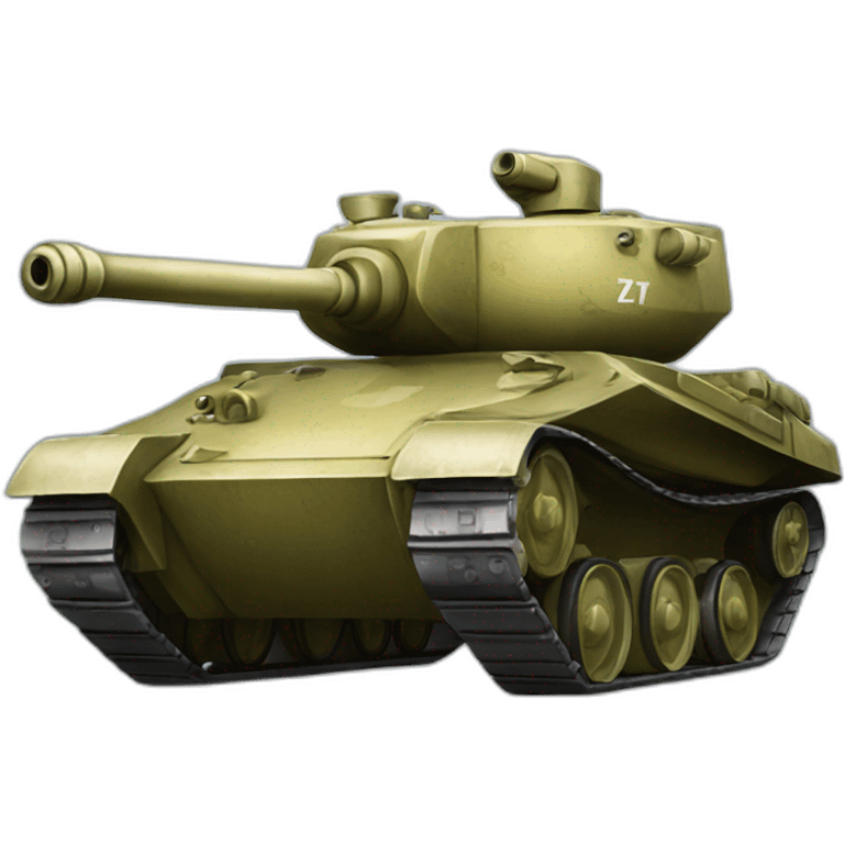 tank with letter z emoji