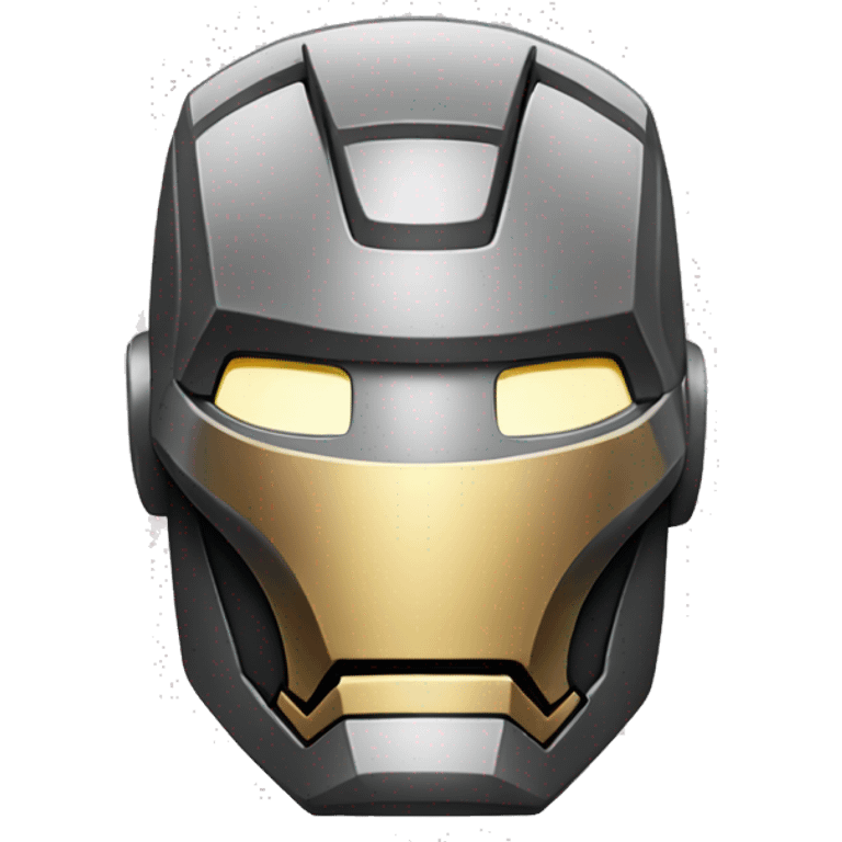 Iron man with mask on emoji