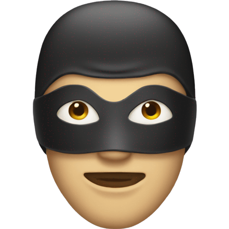 mysterious masked man  emoji