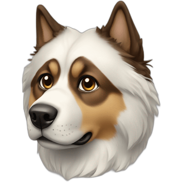 dog siberian emoji