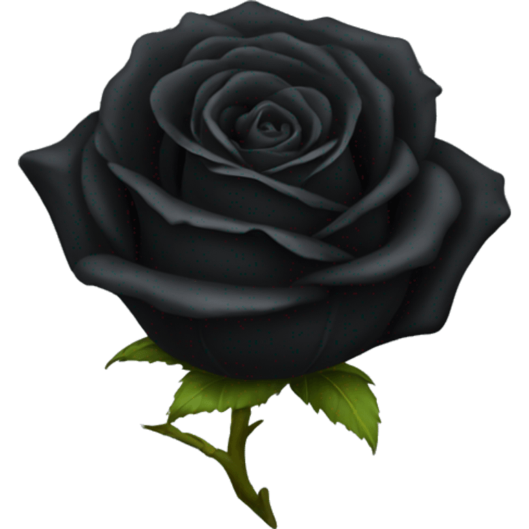 Black rose emoji