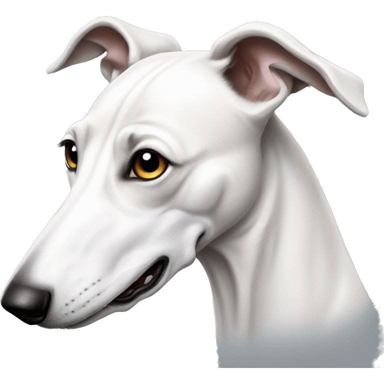 White greyhound emoji