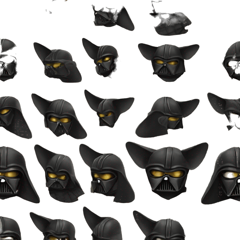 darth vader cat gold armor emoji