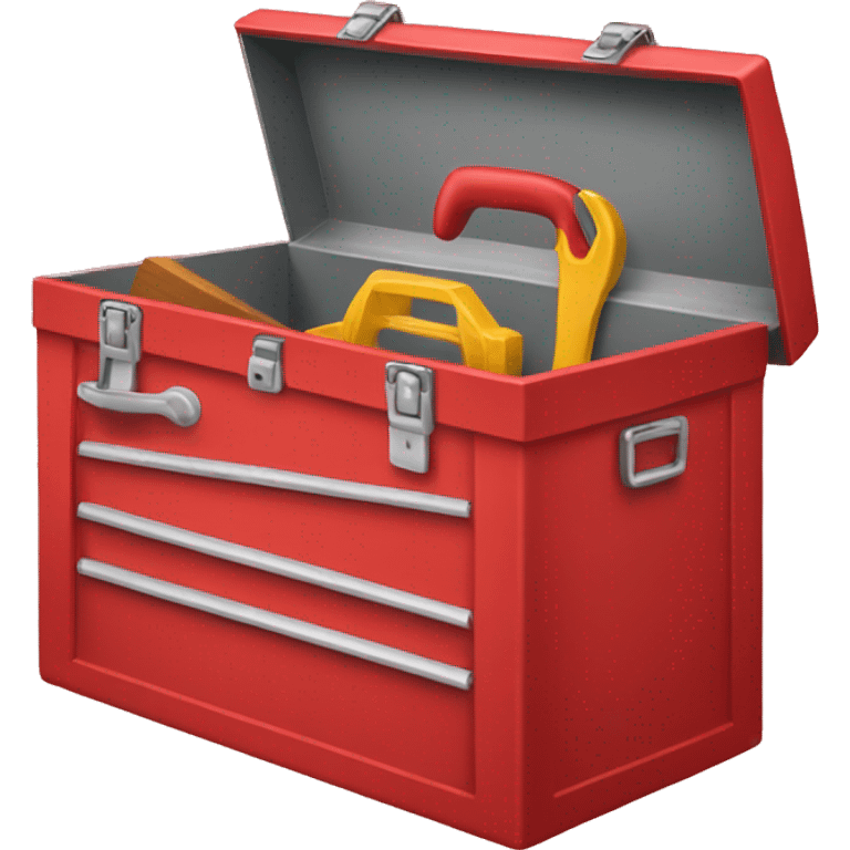 open red tool box emoji