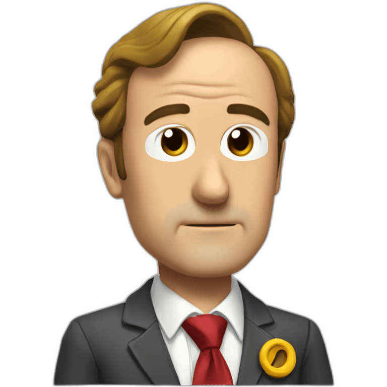 Saul goodman adjusting tie emoji