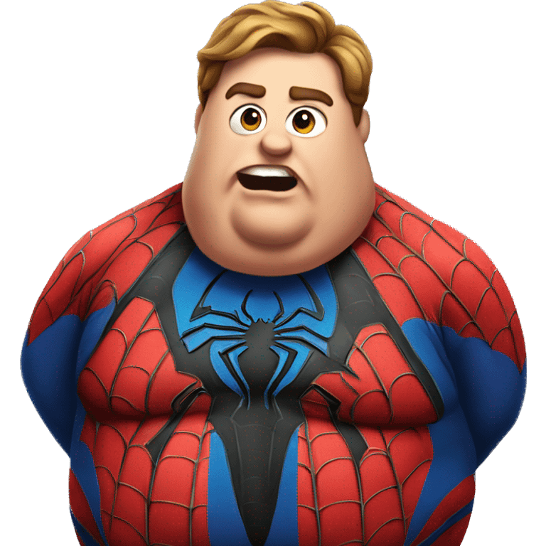 Fat spiderman emoji