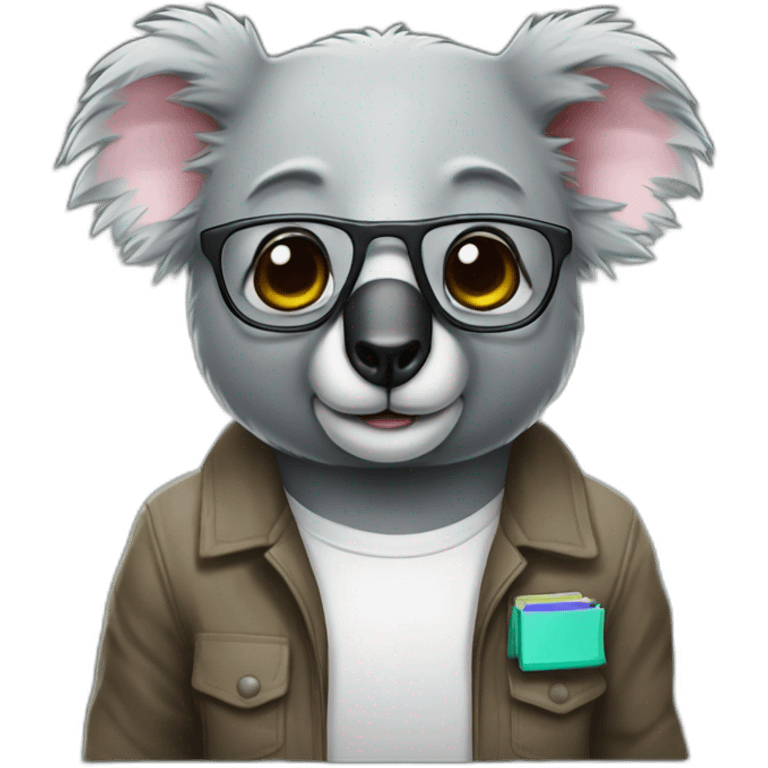 programmer koala emoji