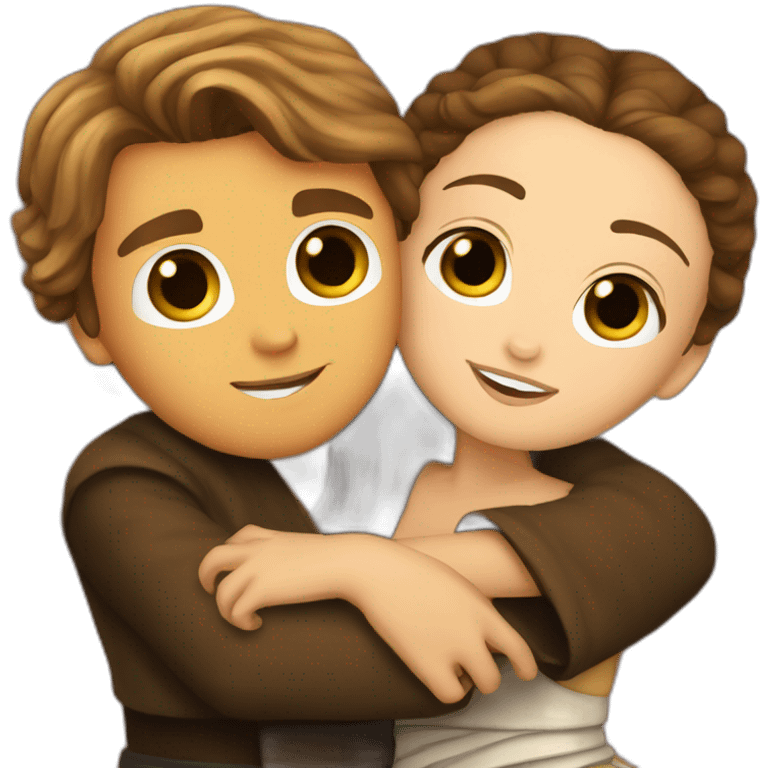 anakin hugging padme emoji