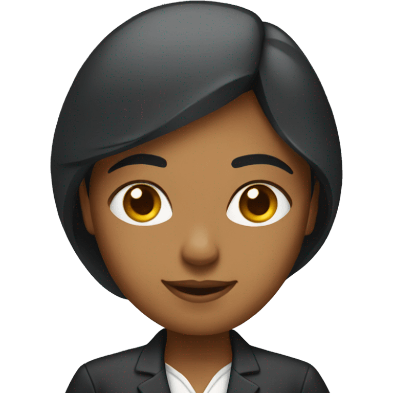 Indian girl manager  emoji