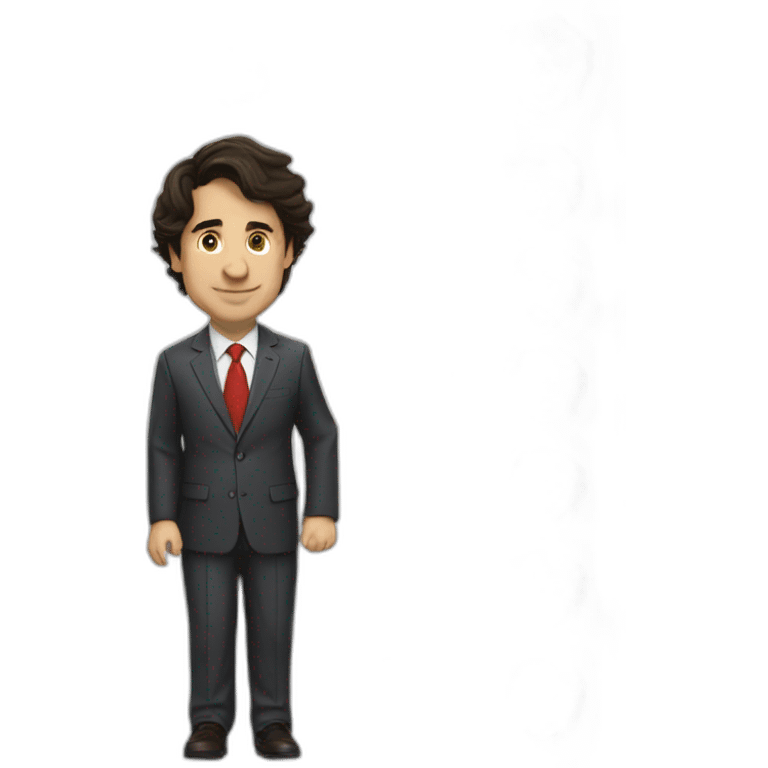 justin trudeau except as a midget emoji