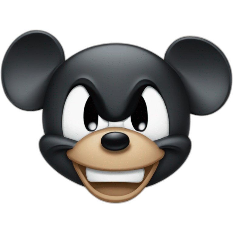 angry mickey mouse emoji