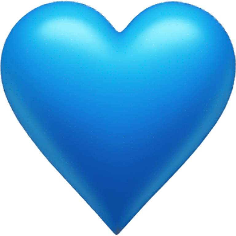 bright blue heart emoji